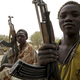 Teenage fighters in Sudan’s Western Darfur region on Apr. 18, 2008.